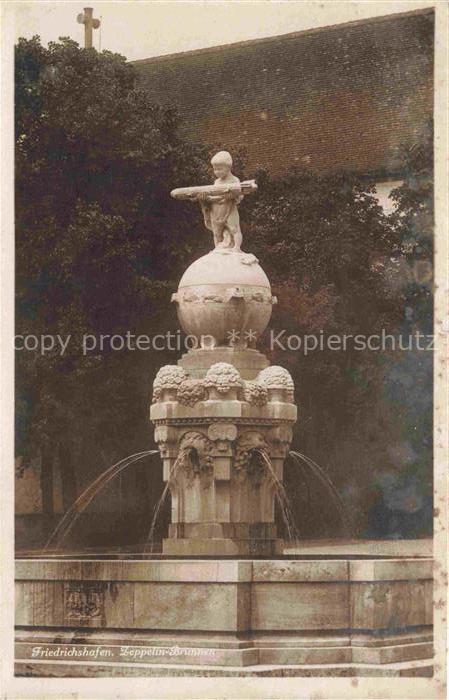 FRIEDRICHSHAFEN Bodensee Zeppelin-Brunnen