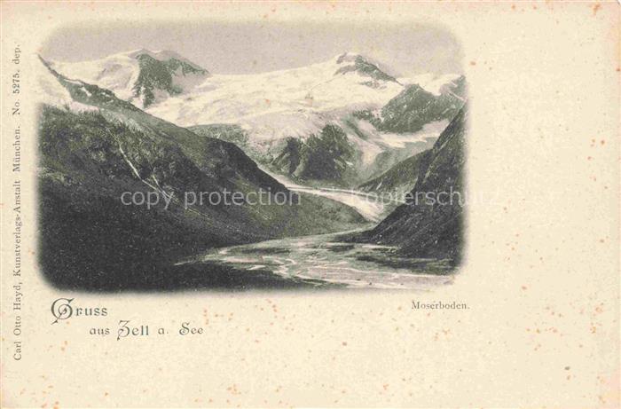 Zell See AT Panorama Moserboden Gebirgswelt Alpen