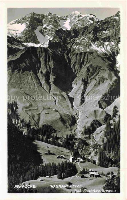 Schroecken Schroeken 1300m Nesslegg Bregenzer Wald Vorarlberg AT Panorama Blick