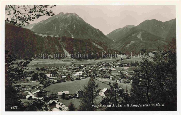 Fulpmes Innsbruck Tirol AT Panorama Stubaital mit Ampferstein und Halsl