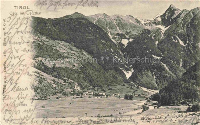 Oetz oetz Tirol AT Panorama oetztal Alpen