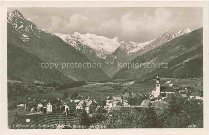 Fulpmes Innsbruck Tirol AT Panorama Stubaital Stubaier Gletscher Alpen
