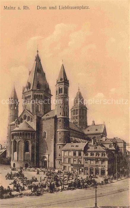 MAINZ  Rhein Dom und Liebfrauenplatz