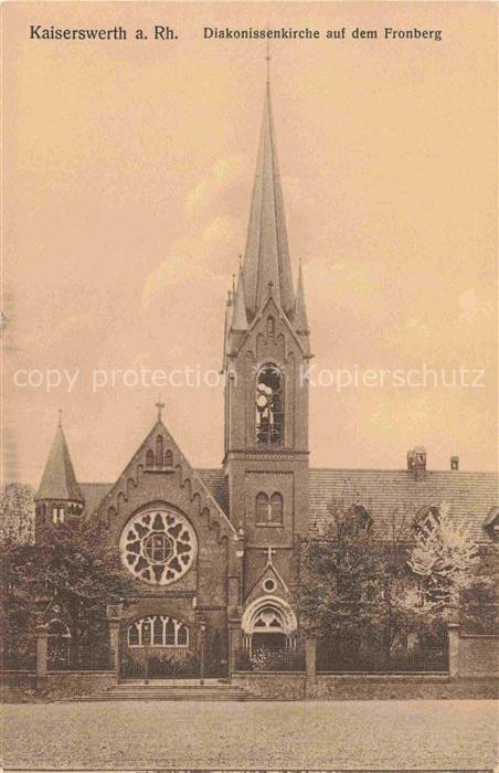 Kaiserswerth Rhein Diakonissenkirche auf dem Fronberg