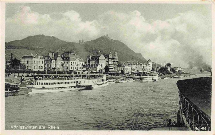 Koenigswinter Rhein Rheinpartie