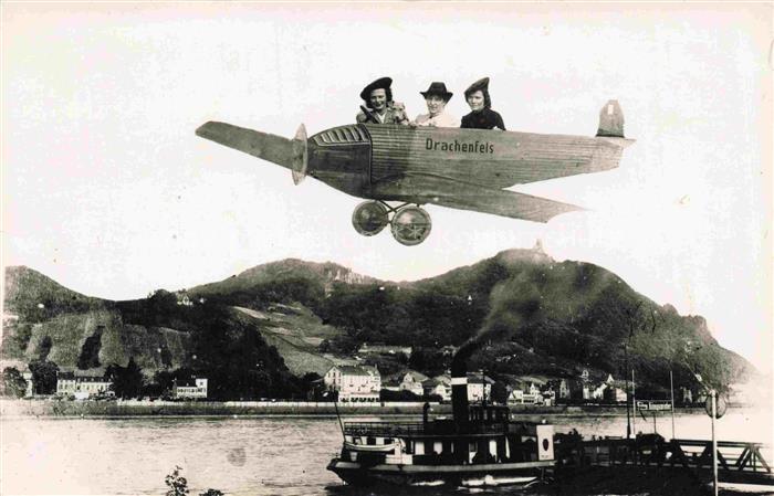 Koenigswinter Rhein Burg Drachenfels