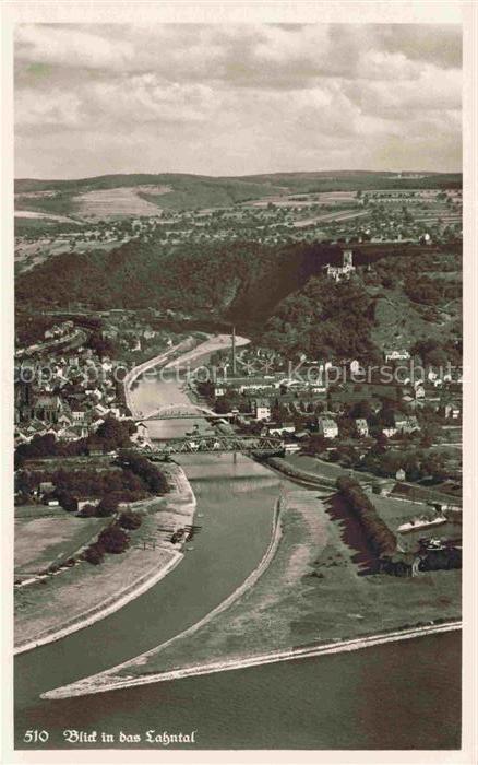 Oberlahnstein Lahnstein Blick ins Lahntal