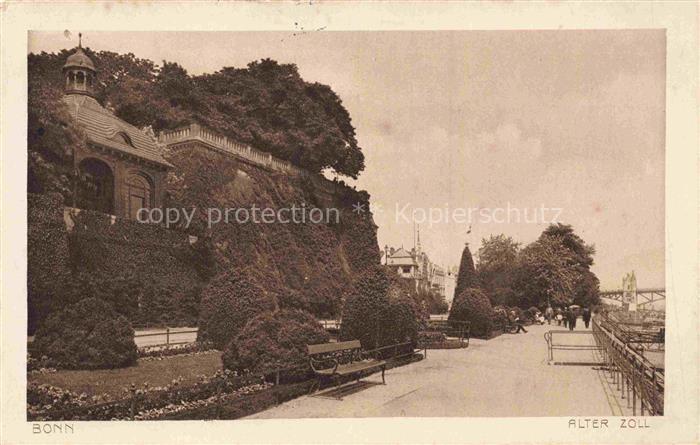 BONN Rhein Alter Zoll Kaffeehaus Koenigshof Feldpost