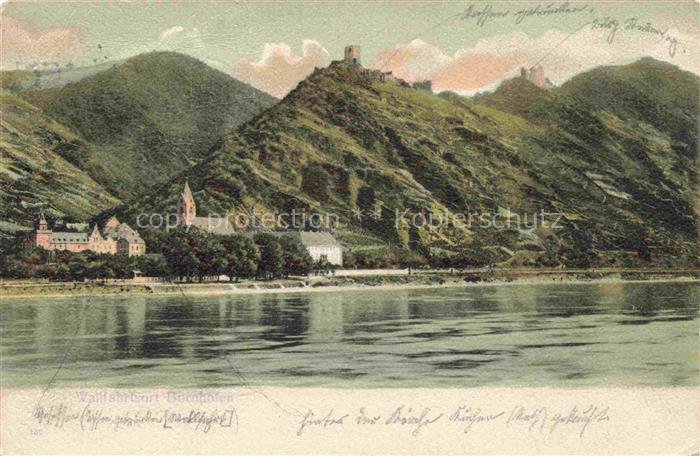 Bornhofen Kamp Rhein Rheinland-Pfalz Rheinpartie Wallfahrtskirche