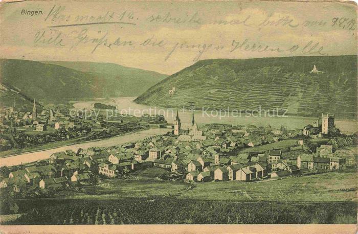 Bingen Rhein Rheinland-Pfalz Panorama