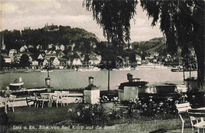 Linz Rhein Rheinland-Pfalz Blick von Bad Kripp