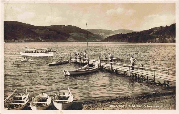 TITISEE Schwarzwald BW Seepartie Anlegesteg