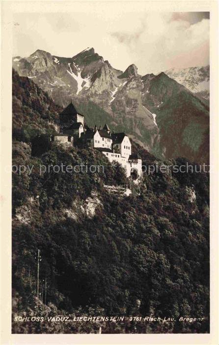 Vaduz Liechtenstein FL Schloss Vaduz