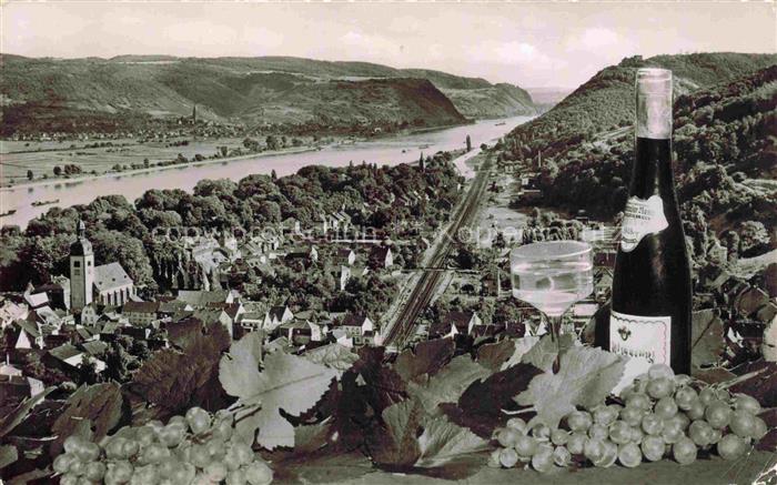 Bad Niederbreisig Bad Breisig Ahrweiler Rheinland-Pfalz mit Blick auf Rheinbrohl
