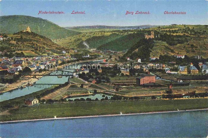 Niederlahnstein Lahnstein Rheinland-Pfalz Lahntal Burg Lahneck Oberlahnstein