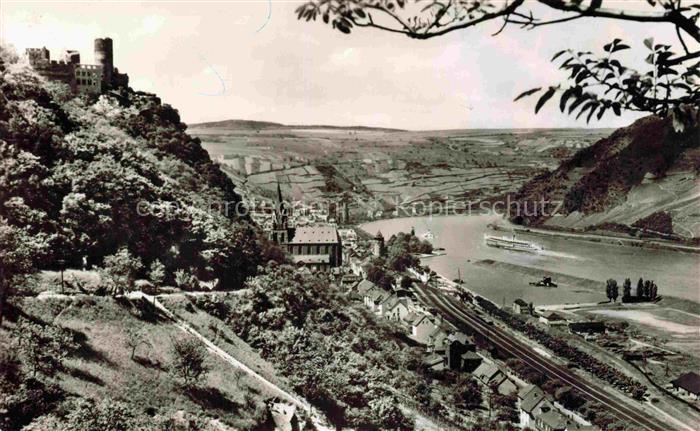 Oberwesel Rhein Ruine Schoenburg