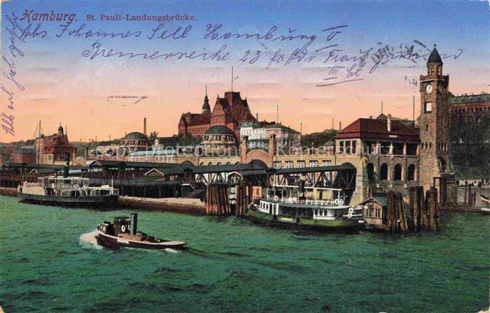 HAMBURG  CITY St Pauli Landungsbruecke
