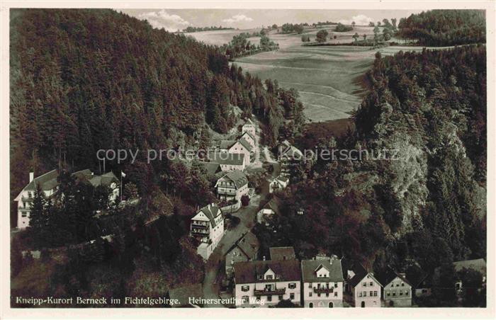 Berneck  Bad Fichtelgebirge Bayern Heinersreuther Weg Panorama