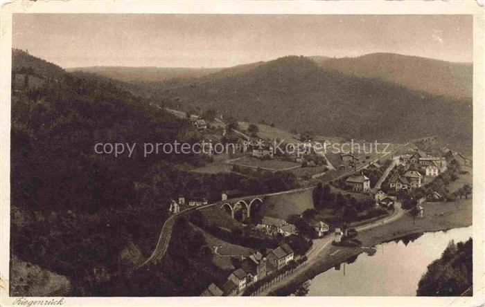 Ziegenrueck Saale Thueringen Blick vom Schlossberg