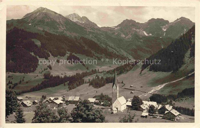 MITTELBERG  Kleinwalsertal AT mit Schafalpkoepfen