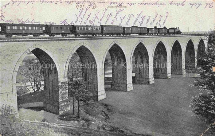 HOF  SAALE Bayern Saalebruecke