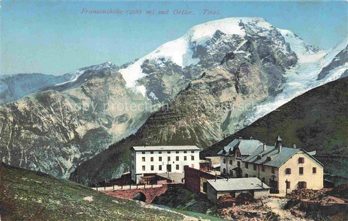 Franzenshoehe 2188m Ortler Trafoi Suedtirol IT Panorama