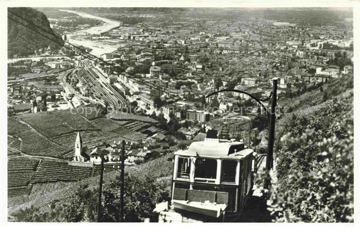 Bozen  BOLZANO Suedtirol IT Rittnerbahn Panorama