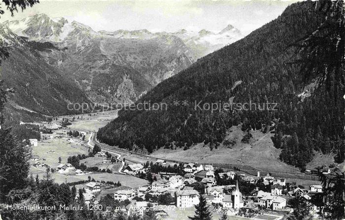 Mallnitz Boeckstein Bad Gastein Pinzgau-Pongau AT Panorama mit Ankogel
