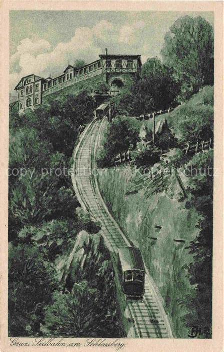 GRAZ  Steiermark AT Seilbahn am Schlossberg