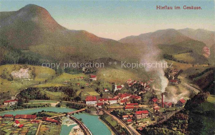 Hieflau Steiermark AT im Gesaeuse Panorama