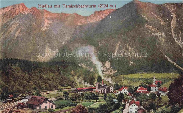 Hieflau Steiermark AT mit Tamischbachturm