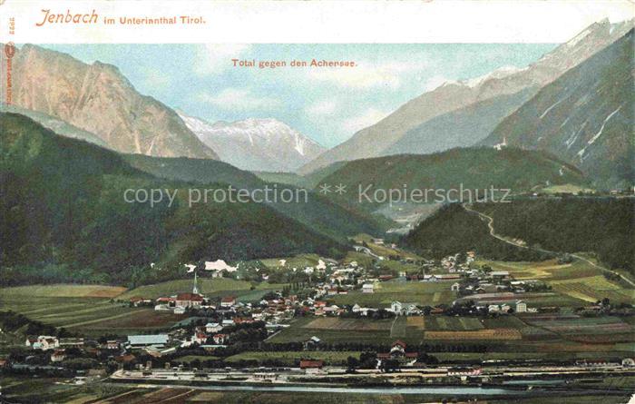 Jenbach Inntal Tirol AT Panorama mit Achensee