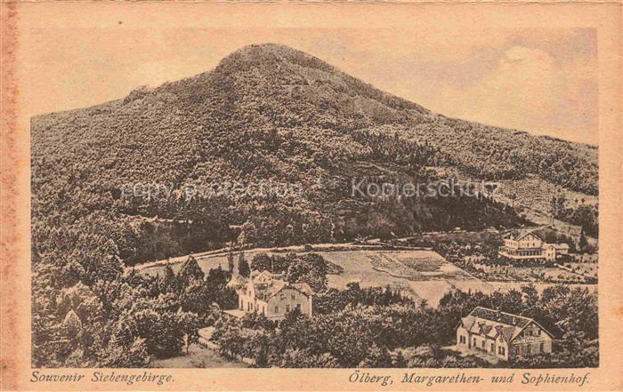 oelberg Oelberg Koenigswinter Siebengbirge mit Margarethen und Sophienhof