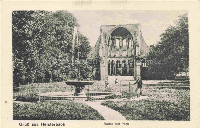 Heisterbach Koenigswinter NRW Ruine mit Park