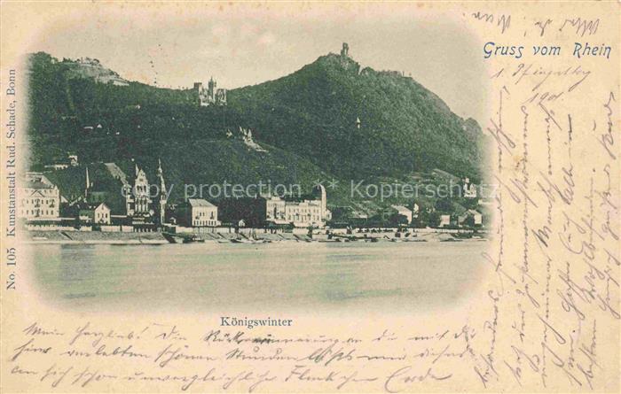 Koenigswinter Rhein Rheinpartie