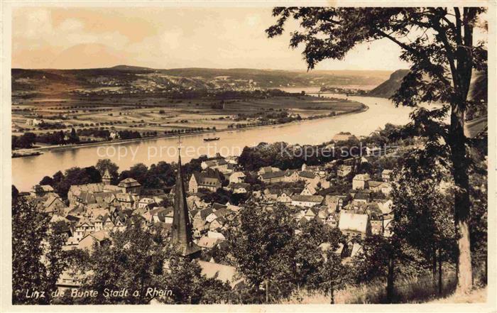 Linz Rhein Rheinland-Pfalz Panorama