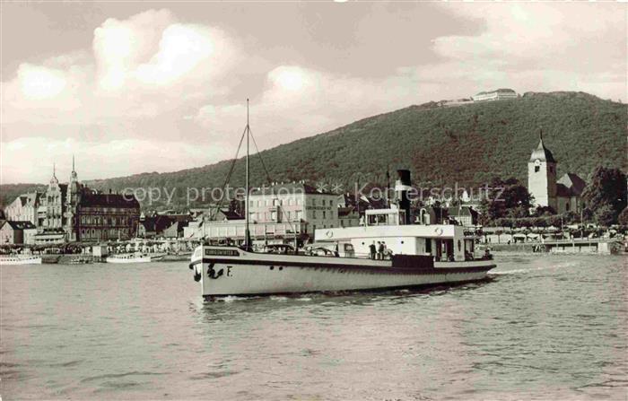 Koenigswinter Rhein Rheinpartie Dampfer