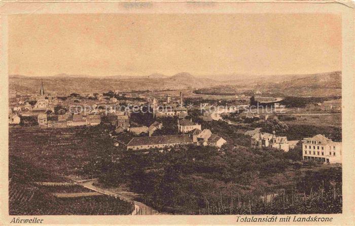 Ahrweiler BAD NEUENAHR-AHRWEILER Panorama mit Landskrone