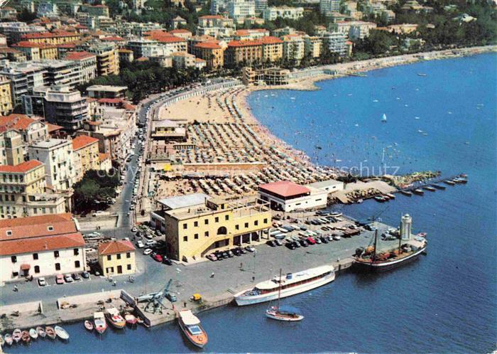 SANREMO San Remo Liguria IT Spiaggia di levante dall aereo