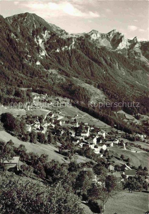 Triesenberg Liechtenstein FL Fliegeraufnahme