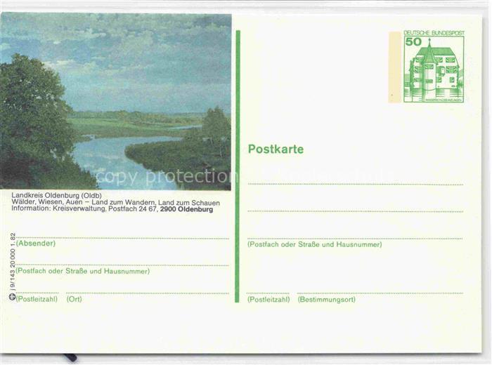 Oldenburg  Oldenburg Landschaftspanorama Waelder Wiesen Auen