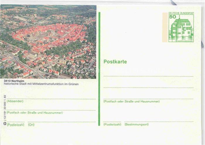 Northeim Niedersachsen Stadtzentrum Luftaufnahme