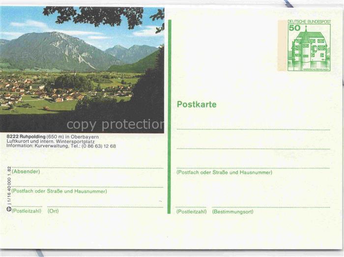 Ruhpolding Bayern Panorama Luftkurort Bayerische Alpen