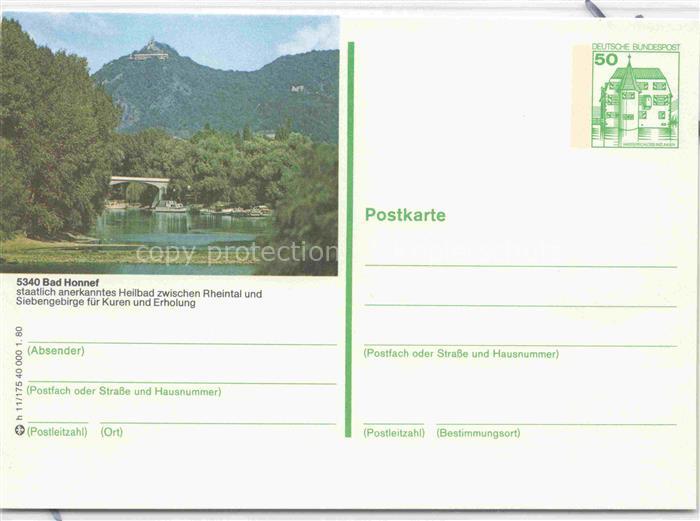 BAD HONNEF Partie am Rhein Siebengebirge