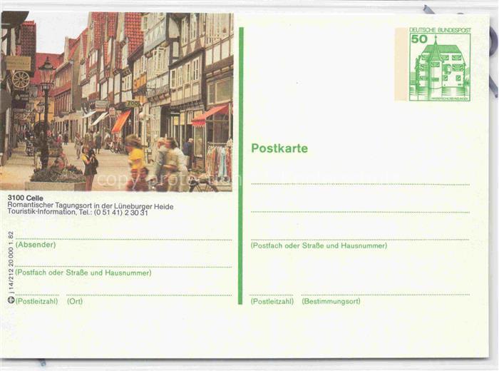 CELLE  Niedersachsen Stadtzentrum Fussgaengerzone