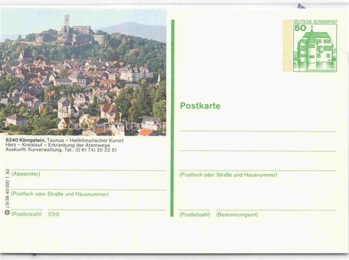 Koenigstein  Taunus Panorama Heilklimatischer Kurort