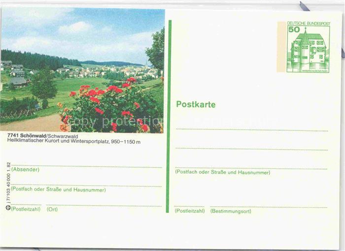 Schoenwald Schwarzwald BW Panorama Heilklimatischer Kurort