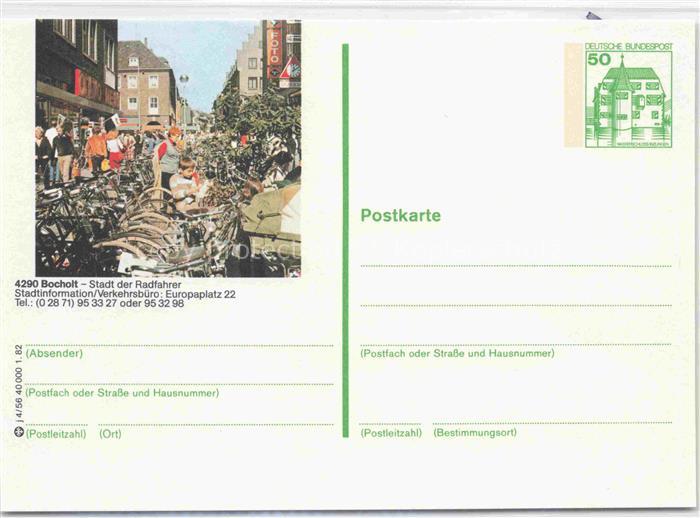 Bocholt  Westfalen NRW Stadt der Radfahrer Stadtzentrum