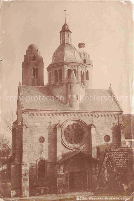 WORMS Rhein Pauluskirche