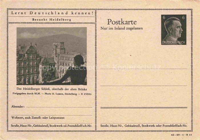 HEIDELBERG  Neckar Heidelberger Schloss Serie Lernt Deutschland kennen
